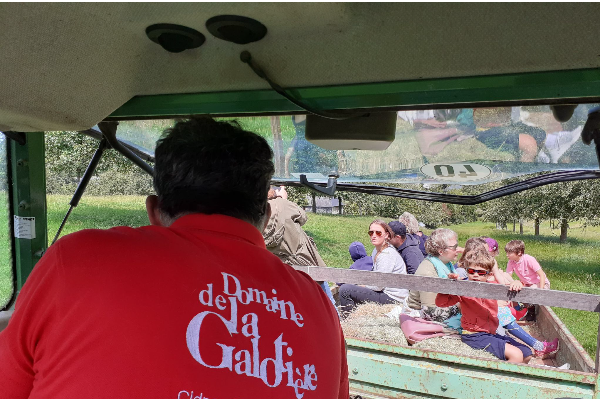 Visites des vergers en tracteur